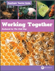 working-together-cover - Building Wings Cover of "Readtopia Teacher Guide: Working Together. Anchored by "The Gold Bug"