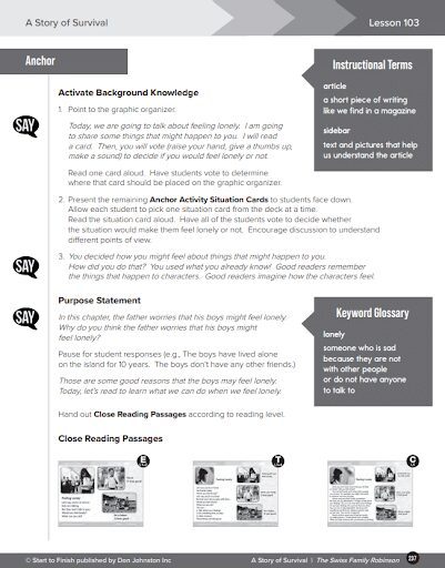Social-Emotional-Learning-example - Building Wings Page from a Readtopia Social/Emotional learning lesson.