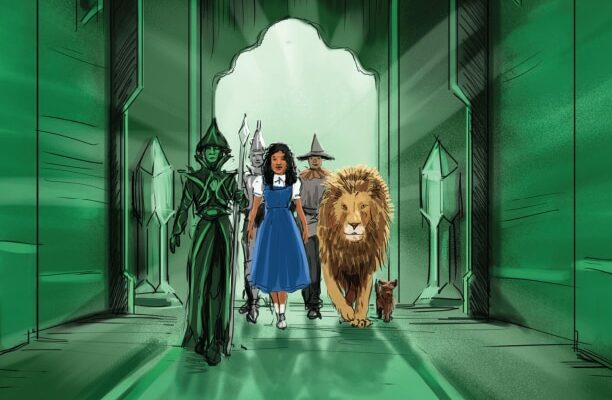 Readtopia Fact or Fiction teacher Guide cover with image of the cast of the Wizard of Oz.