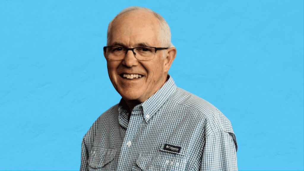 Jerry Stemach on Blue Background (1) - Building Wings