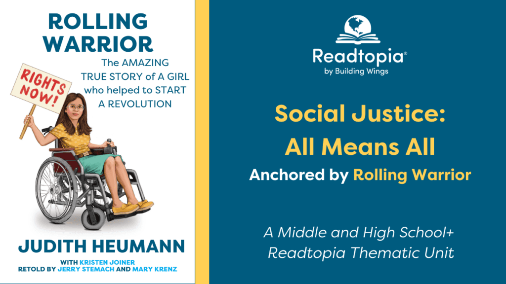 Rolling Warrior Readtopia Thematic Unit - Social Justice All Means All 2 - Building Wings