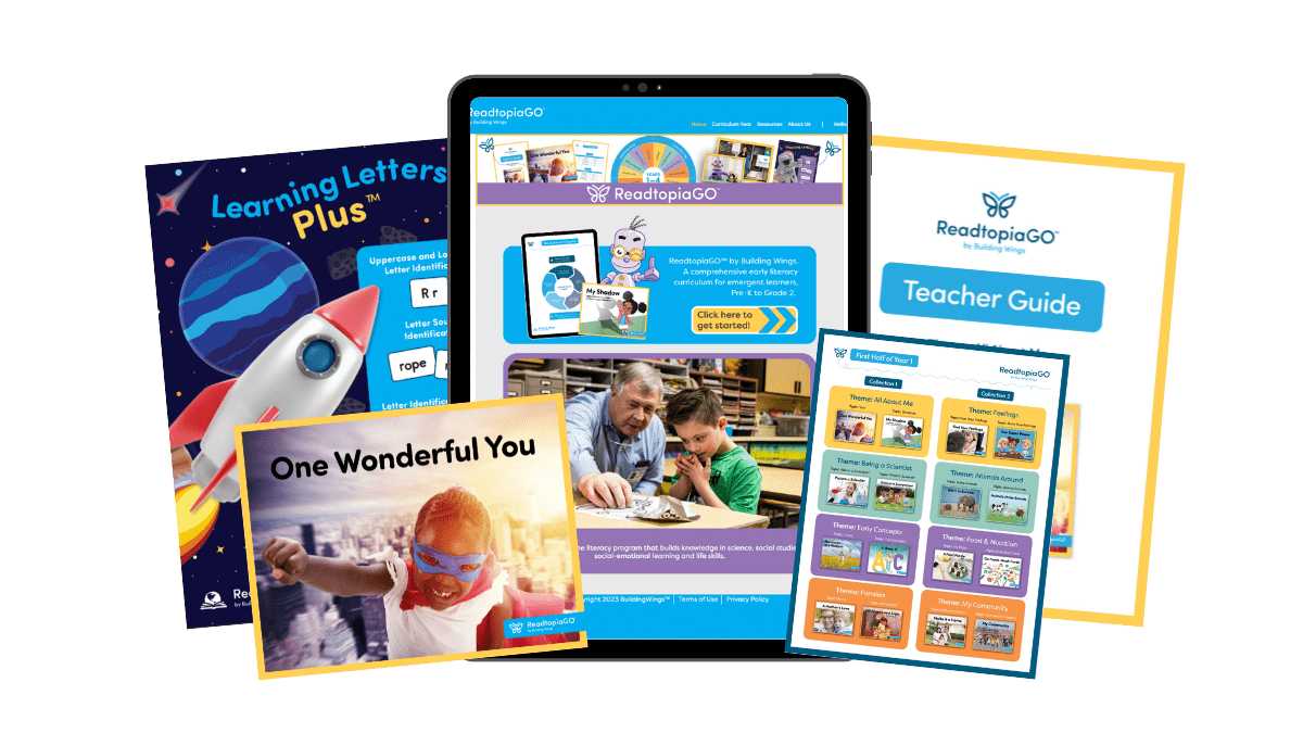 ReadtopiaGO Emergent Learning Curriculum Material Samples - Building Wings