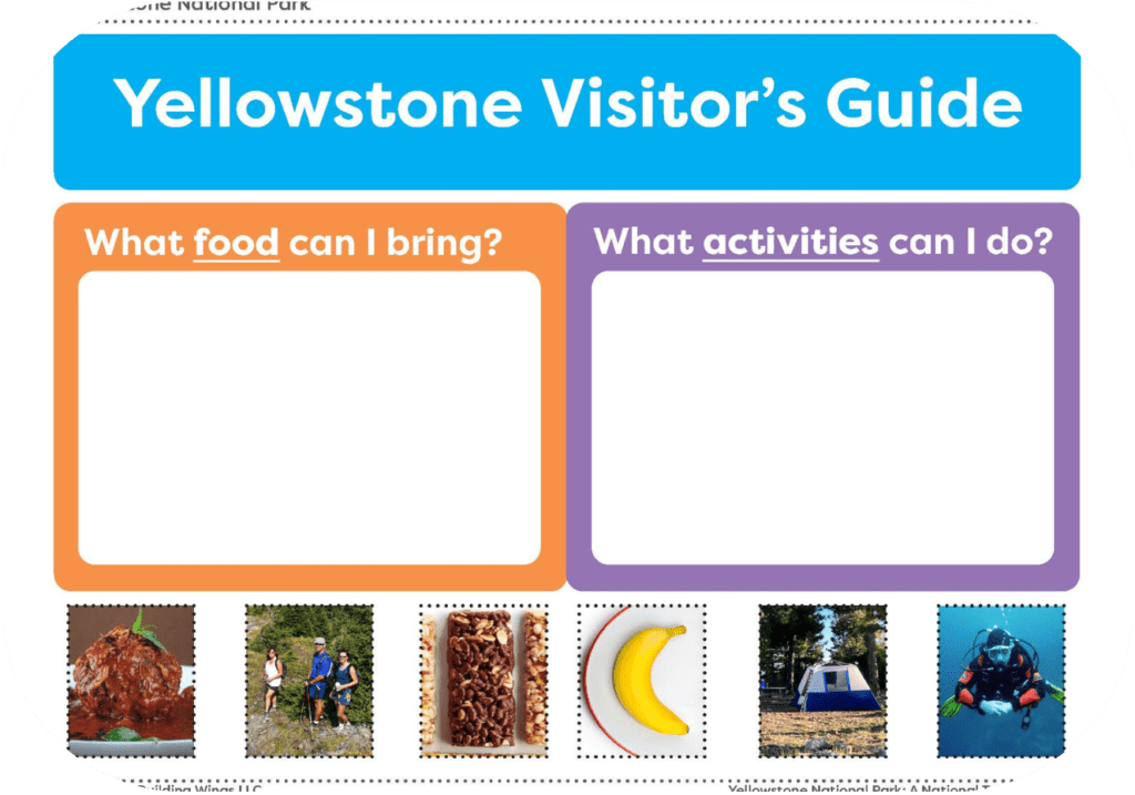 An example of how Newstopia empowers transitional learners - a life skill lesson using a Yellowstone visitor guide