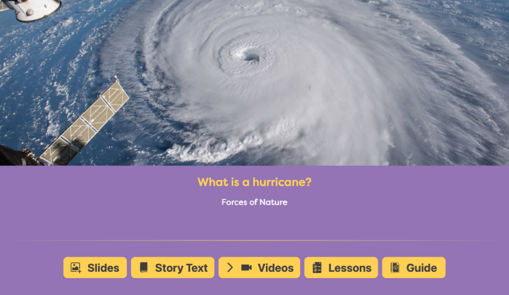 Newstopia - Hurricane article and lesson - Building Wings