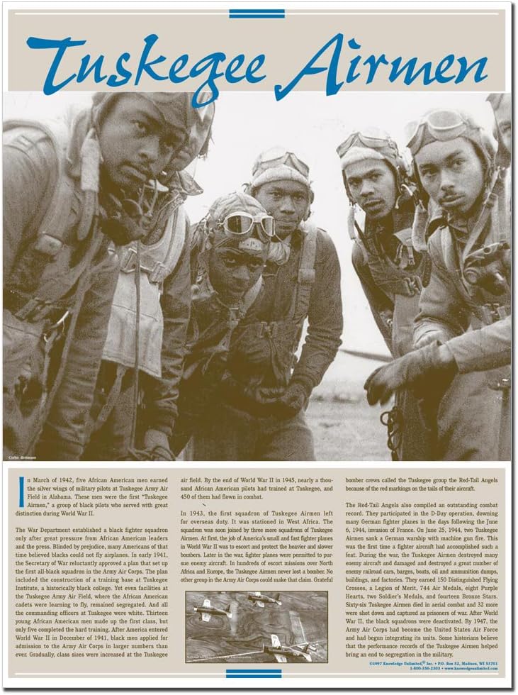 Poster of the Tuskegee Airmen