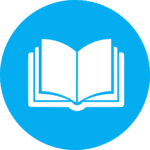 Open book icon representing structured literacy instruction and daily reading lessons